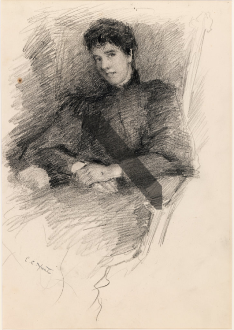 Elizabeth Corbet Yeats by John Butler Yeats